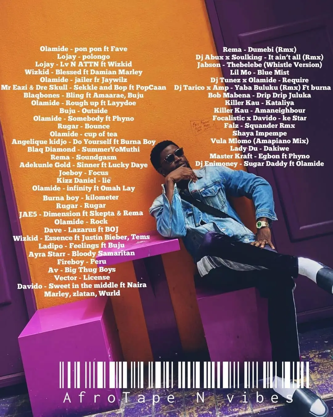 AfroTape tracklist