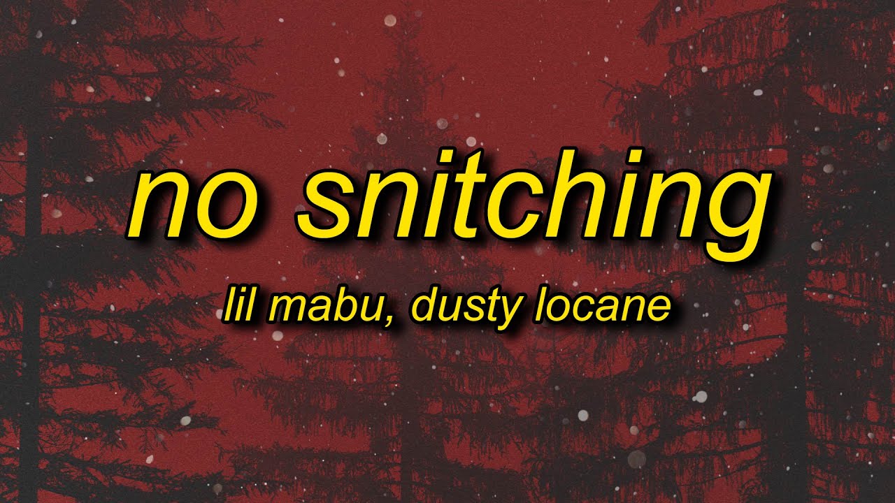 no-snitching